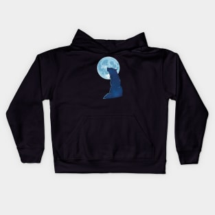 Starry Wolf Kids Hoodie